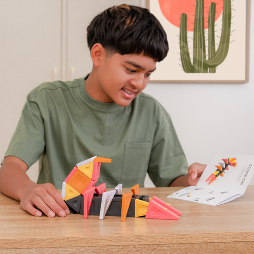 CONNETIX – Magnetic Tiles PRO Build It 4 Ways Creatures Pack - 36 pieces