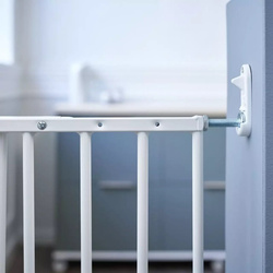 DogSpace - Charlie Extra Tall Extending Dog Gate, White (63.5-107cm)