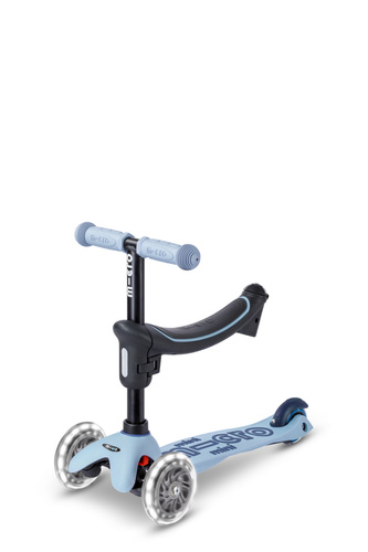 MICRO - swing scooter Mini Deluxe Rock&Go LED, ocean slate