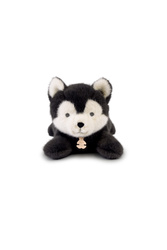 DOUDOU – Les P'tits Relax weighted plush wolf, Histoire d'Ours, 22 cm, grey