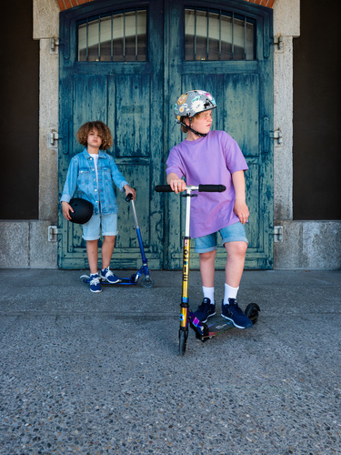 MICRO - two-wheeled scooter for children from 5 years Sprite LED, neochrome