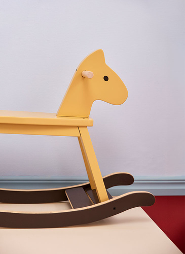 KID'S CONCEPT - rocking horse, honey yellow