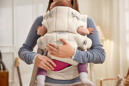 BABYBJORN - Baby Carrier HOLD, MESH, Cream