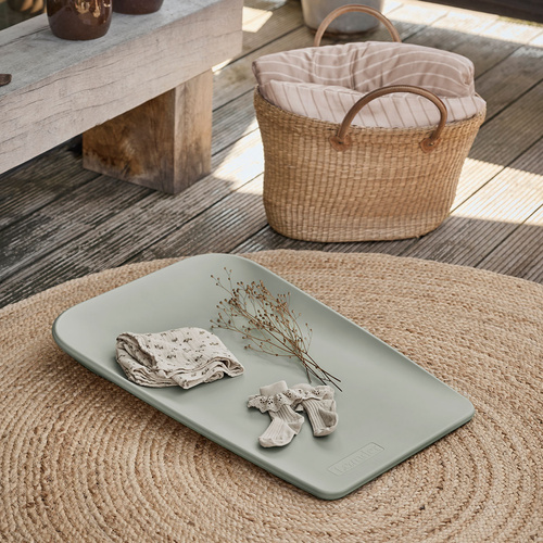LEANDER - MATTY™ Mini changing mat, sage green
