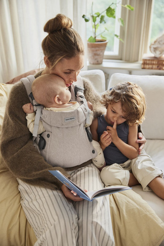 BABYBJORN - Baby Carrier Harmony, Woven, Light Beige mélange