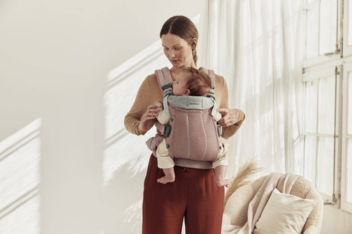 BABYBJORN - Baby Carrier Harmony 3D Mesh, Dusty pink