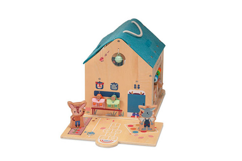 LILLIPUTIENS - wooden toy My first school 3 +