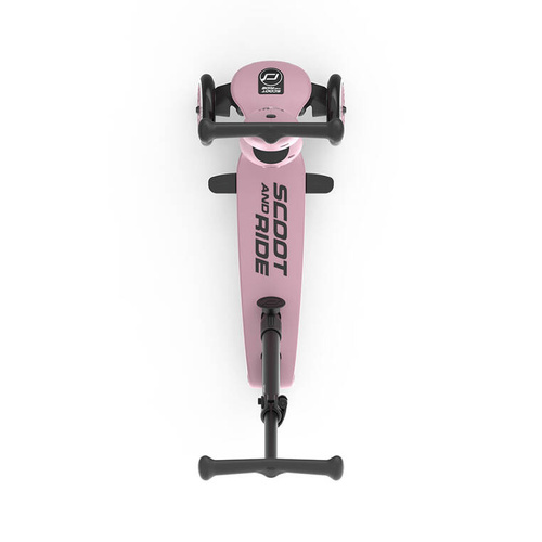 SCOOTANDRIDE - Highwaykick Push and Go 2in1 Ride and scooter 1-5 years Wildberry