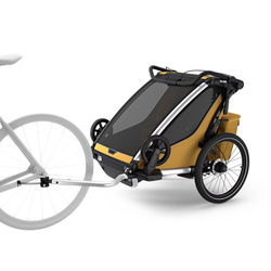Child bicycle trailer, double - Thule Chariot Sport 2 G3 - Natural Gold