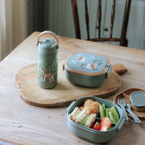 Elodie Details - lunchbox large + thermal bottle, Chipmunk Darling - SET