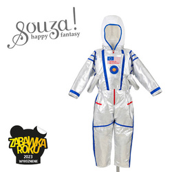 Souza! - Kostium kombinezon astronauty srebrny 5-7 lat
