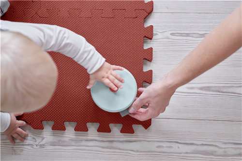 Baby Dan – foam play mat, warm rose