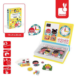 Janod - Magnetic puzzle I'm learning a watch Magnetibook collection 2018
