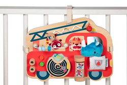 LILLIPUTIENS - Wooden handling board. Fire truck. Rhinoceros Marius 9 m +