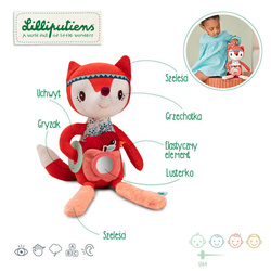 LILLIPUTIENS - activity cuddle Alice the Fox 9 m +