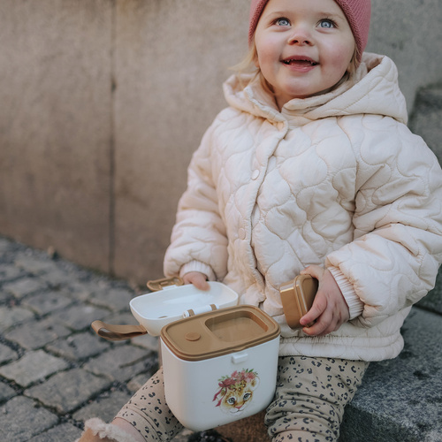 Elodie Details - BackPack MINI Petit River Rose + Lunchbox + Water Bottle - Rosy Bow Leo - SET