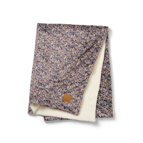 Elodie Details - Pearl Velvet Blanket - Blue Garden