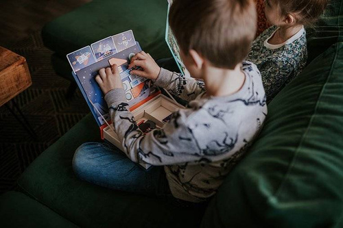 Janod - Magnetic puzzle Kosmos Magnetibook