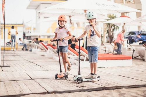 SCOOTANDRIDE - S-M helmet for children 3+ Kiwi