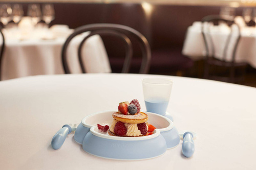 BABYBJORN - Baby Dinner Set - Powder Blue