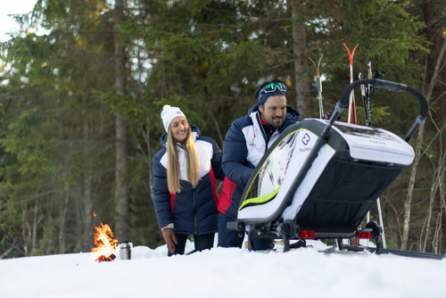 Hamax - Bike trailer for kids  BREEZE ONE - White/green