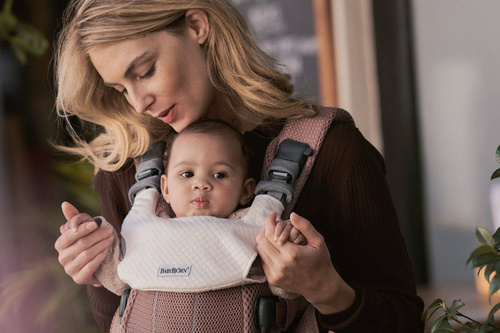 BABYBJORN - Baby Carrier Harmony 3D Mesh, Dusty pink