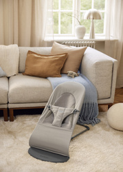 BABYBJÖRN - Bouncer BLISS Woven/Jersey Tri Fabric, Sand Grey