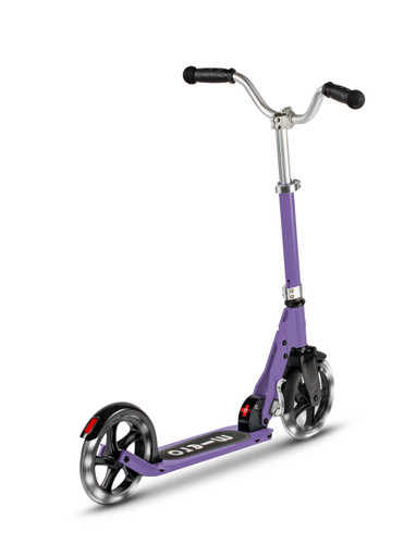 MICRO - two-wheeled scooter for children Cruiser LED, purple