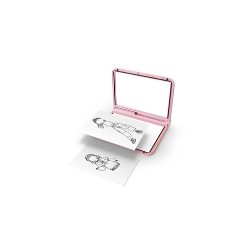 Kidywolf – illuminated fashion drawing learning tablet KIDYDRAW-PRO Fashion, pink