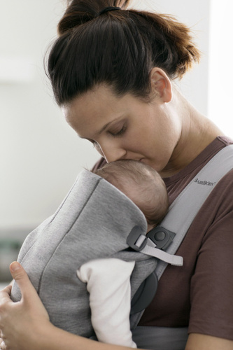 BABYBJÖRN - Baby Carrier MINI 3D Jersey, Light Grey