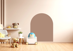 CLEVERCLIXX - magnetic wall sticker 95x75cm, mocha cream