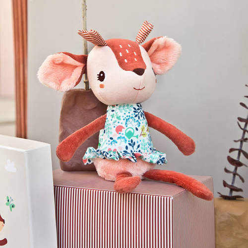 LILLIPUTIENS - Cuddly plush Stella the fawn in gift box ECO 3m+