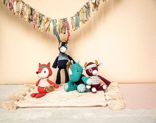 LILLIPUTIENS - A cuddly toy with a music box, Alice the Fox 0 m + ECO