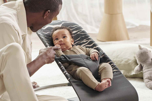 BABYBJÖRN - Bouncer Bliss, Anthracite/Landscape Print, Cotton