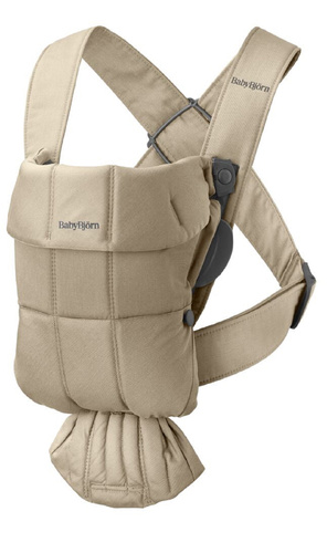 BABYBJÖRN - BABY CARRIER MINI, Beige Woven