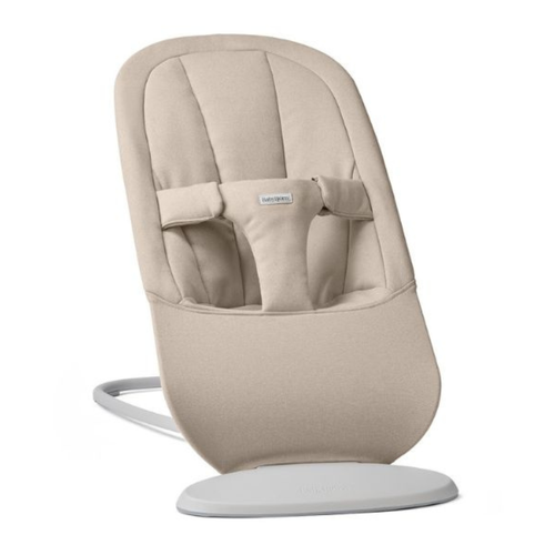 BABYBJÖRN - bouncer BEGIN WOVEN, Sand Grey