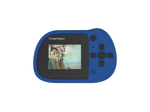 Kidywolf - KIDYCAM - digital camera for children, waterproof, blue