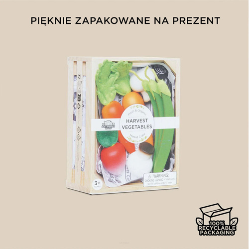 Le Toy Van – Wooden Crate of Vegetables