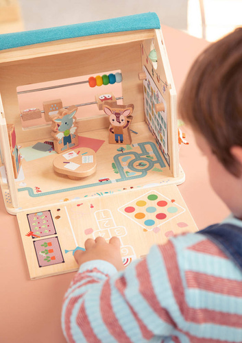 LILLIPUTIENS - wooden toy My first school 3 +
