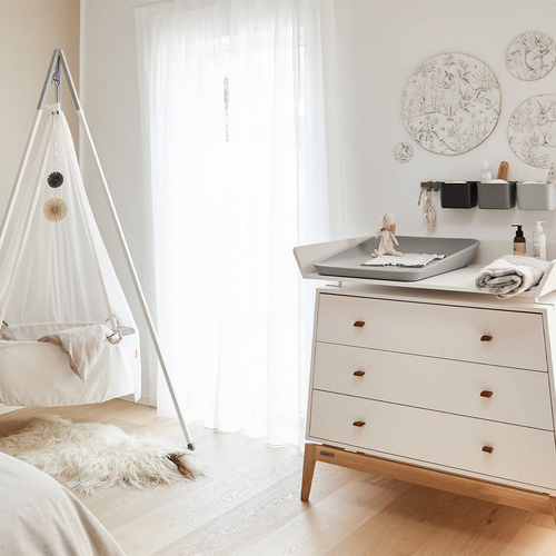 LEANDER - MATTY™ changing mat, pearl grey