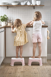 BABYBJÖRN - Safe Step - Powder pink/White