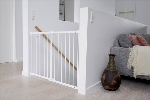 BabyDan Safety Gate FlexiFit, metal, white