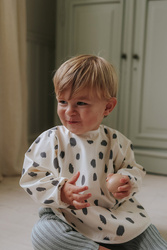 Elodie Details - Longsleeved Baby Bib - Dalmatian Dots Grande