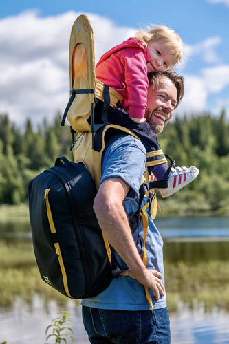 MiniMeis - backpack - Yellow - Black