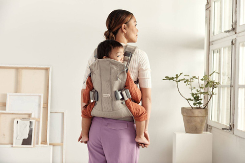 BABYBJÖRN - Baby Carrier ONE AIR 3D MESH, Grey Beige