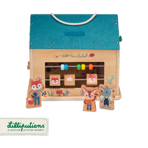 LILLIPUTIENS - wooden toy My first school 3 +