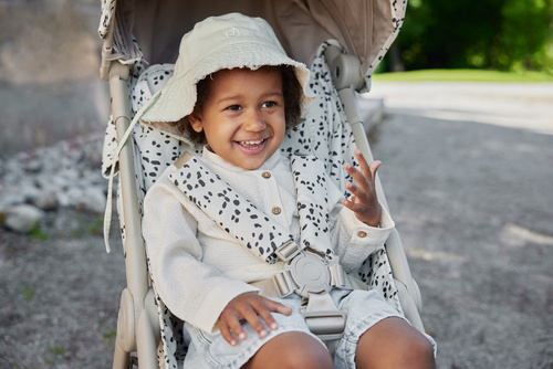 Elodie Details - MONDO stroller - Dalmatian Dots + Bumper bar - SET