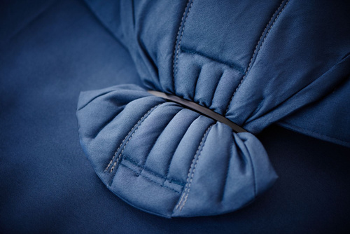 BABYBJÖRN - Baby Carrier MINI Woven, BABYBJORN MINI Woven – nosidełko, Vintage Indigo