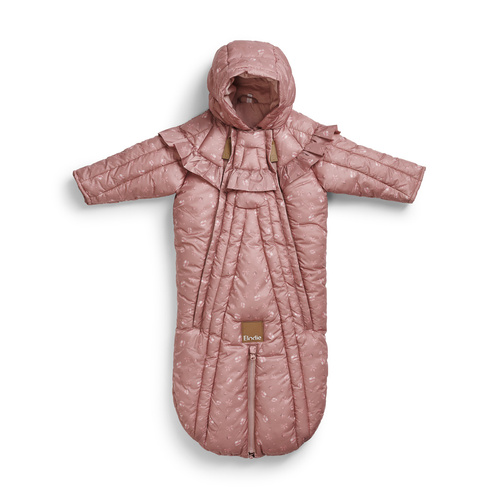 ELODIE DETAILS - baby snowsuit, Pink Petit River Rose 0-6 months