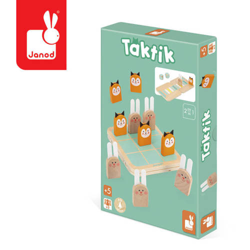 Janod - Wooden roll up with a bell Bird Tropic 10m +